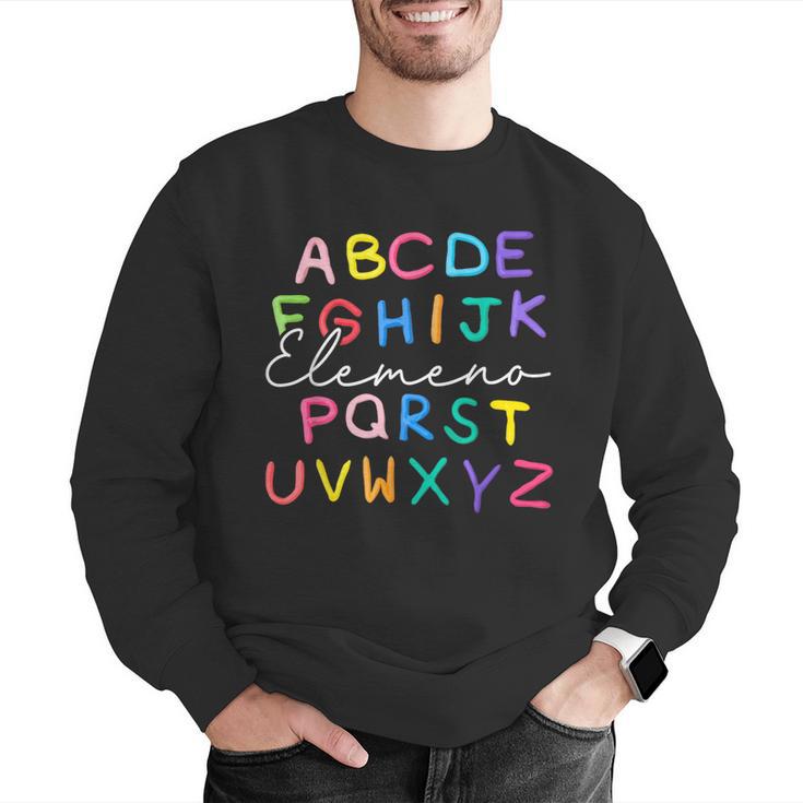 ABC Elemeno Kindergarten Teacher Boy Girl Kid Back To School Men Graphic Sweatshirt, funny gift