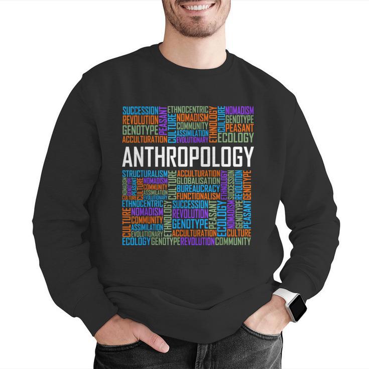 Anthropology Words Anthropologist Teacher Men Graphic Sweatshirt, funny gift Anthropology Words Anthropologist Teacher Men Graphic Sweatshirt, funny gift