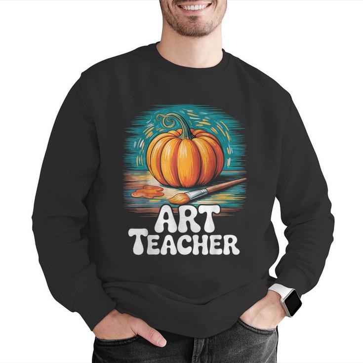 Art Teacher Pumpkin Painting Halloween Costume Men Graphic Sweatshirt, funny gift Art Teacher Pumpkin Painting Halloween Costume Men Graphic Sweatshirt, funny gift