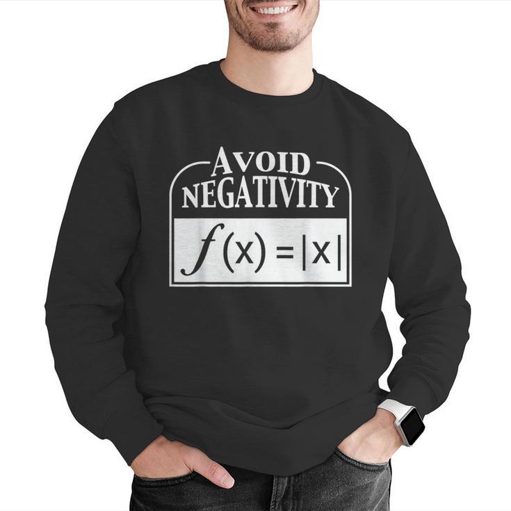 Avoid Negativity Math Teacher Men Graphic Sweatshirt, funny gift Avoid Negativity Math Teacher Men Graphic Sweatshirt, funny gift