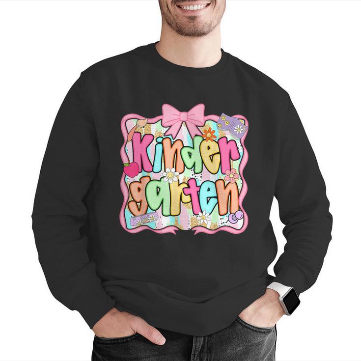 Back To School Kindergarten Preppy Teacher Girl Men Graphic Sweatshirt, funny gift