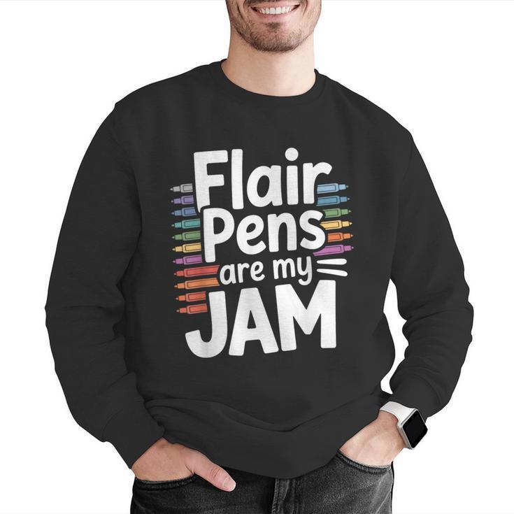 Back To School Teacher Flair Pens Are My Jam Men Graphic Sweatshirt, funny gift Back To School Teacher Flair Pens Are My Jam Men Graphic Sweatshirt, funny gift