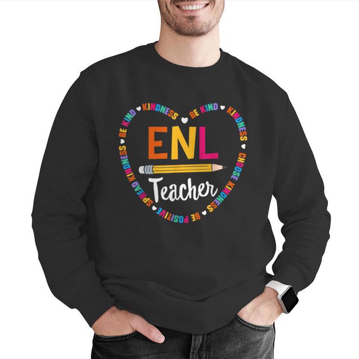 Back To School Tee ENL Teacher English New Language Squad Men Graphic Sweatshirt, English Teacher Sweatshirts, funny gift