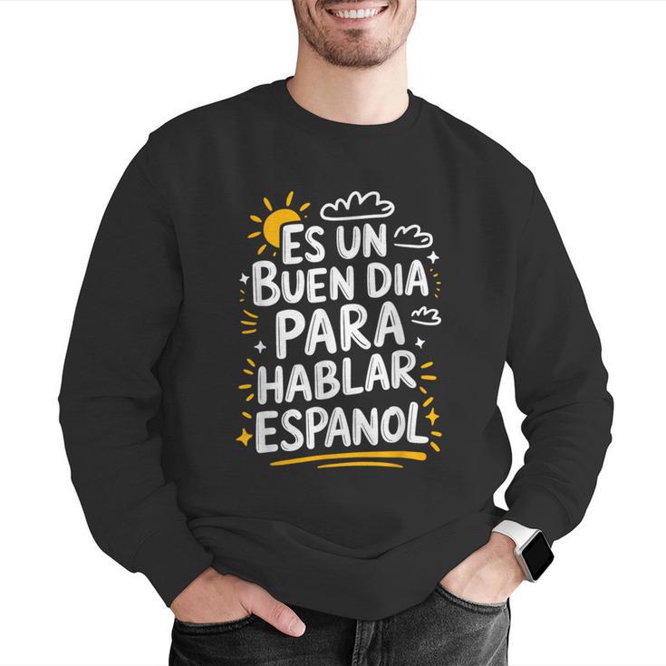 Bilingual Teacher Maestra Spanish Teacher Men Graphic Sweatshirt, funny gift