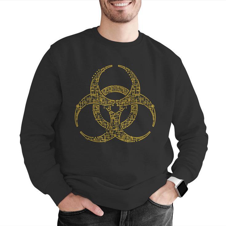 Bioengineering Biology Teacher Toxic Symbol Biohazard For Men Women Girls Kids Men Graphic Sweatshirt, funny gift