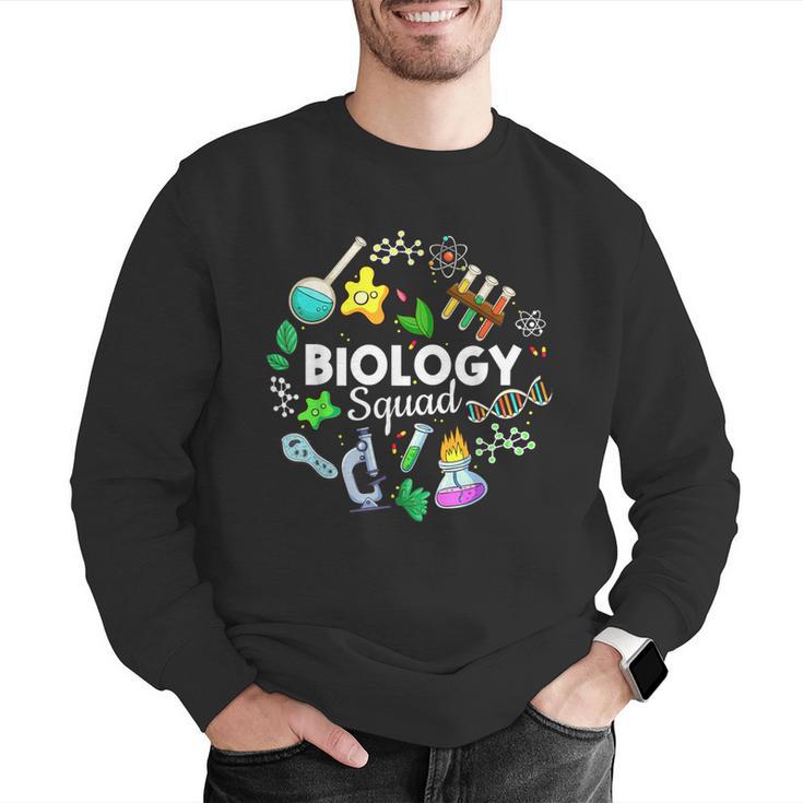 Biology Squad Science Teacher Student Biologist Men Graphic Sweatshirt, Science Teacher Sweatshirts, funny gift