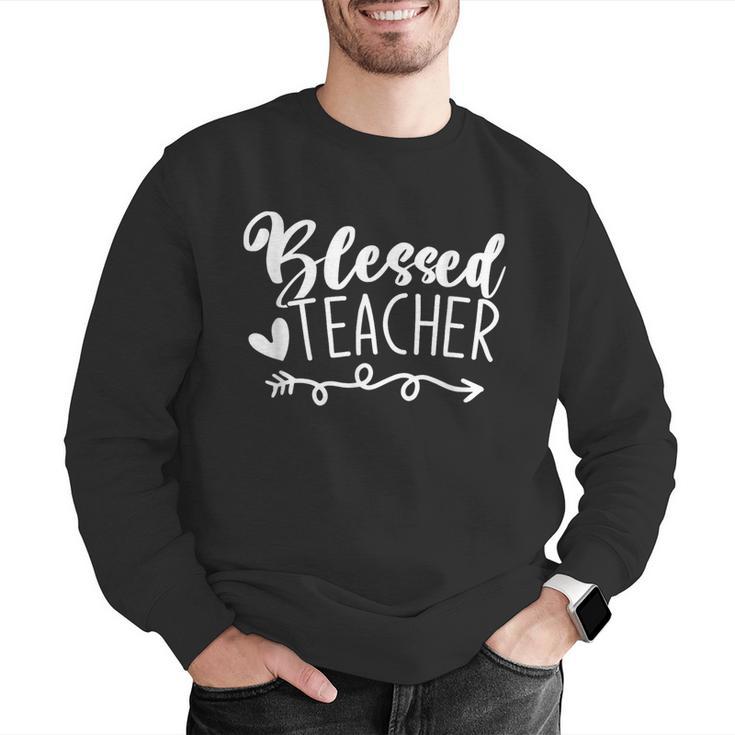 Blessed Teacher For Men Women Kids Men Graphic Sweatshirt, funny gift Blessed Teacher For Men Women Kids Men Graphic Sweatshirt, funny gift