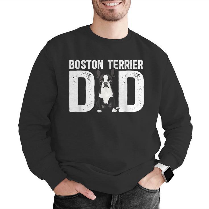 Boston Terrier Dad Of A Bostie Dad Bostie Father Men Graphic Sweatshirt, Boston Terrier Dad Sweatshirts, funny gift