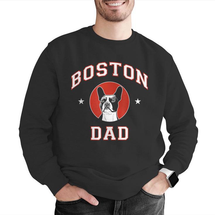 Boston Terrier Dad Dog Father For Men Women Kids Men Graphic Sweatshirt, Boston Terrier Dad Sweatshirts, funny gift