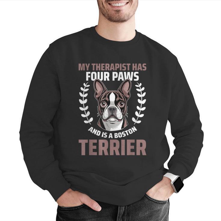 Boston Terrier Dog Men Graphic Sweatshirt, funny gift