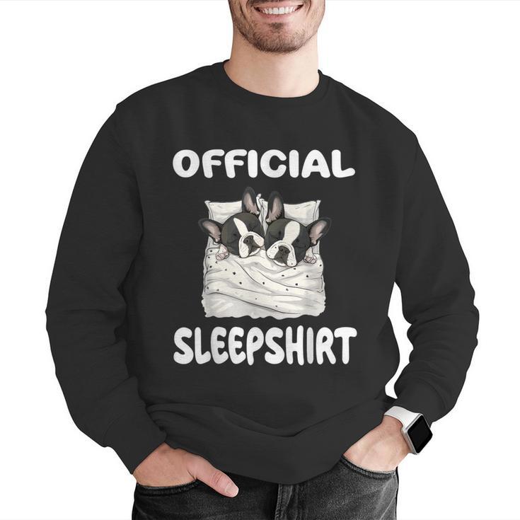 Boston Terrier Dog Official Sleepshirt Pajamas Nightgown For Men Women Girls Kids Men Graphic Sweatshirt, funny gift