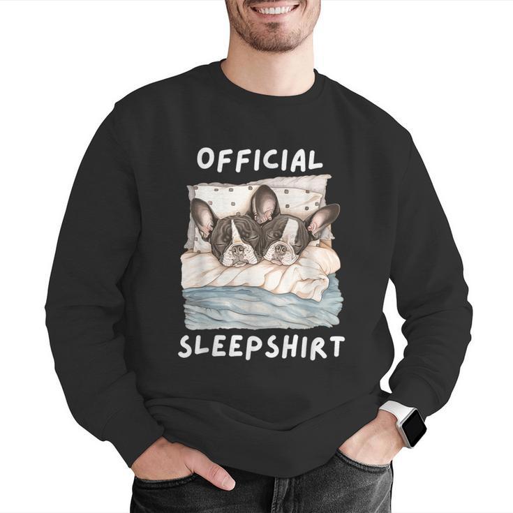 Boston Terrier Dog Official Sleepshirt Pajamas Nightgown Men Women Girls Kids Men Graphic Sweatshirt, funny gift