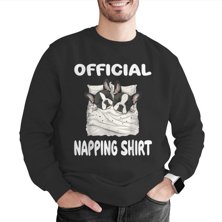 Boston Terrier Dog Official Sleepshirt Pajamas Nightgown For Men Women Kids Men Graphic Sweatshirt, funny gift