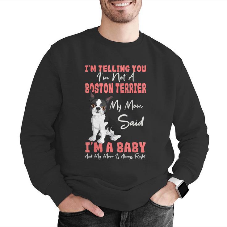 Boston Terrier Mom American Gentleman Dog Lover Mother's Day Men Graphic Sweatshirt, Boston Terrier Mom Sweatshirts, American Boston Terrier Sweatshirts, funny gift