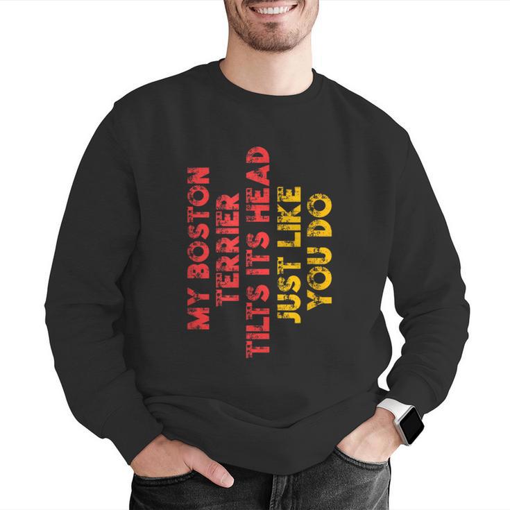 Boston Terrier Mom Dad Dog Lover Owner Women Men Men Graphic Sweatshirt, Boston Terrier Mom Sweatshirts, Boston Terrier Dad Sweatshirts, funny gift