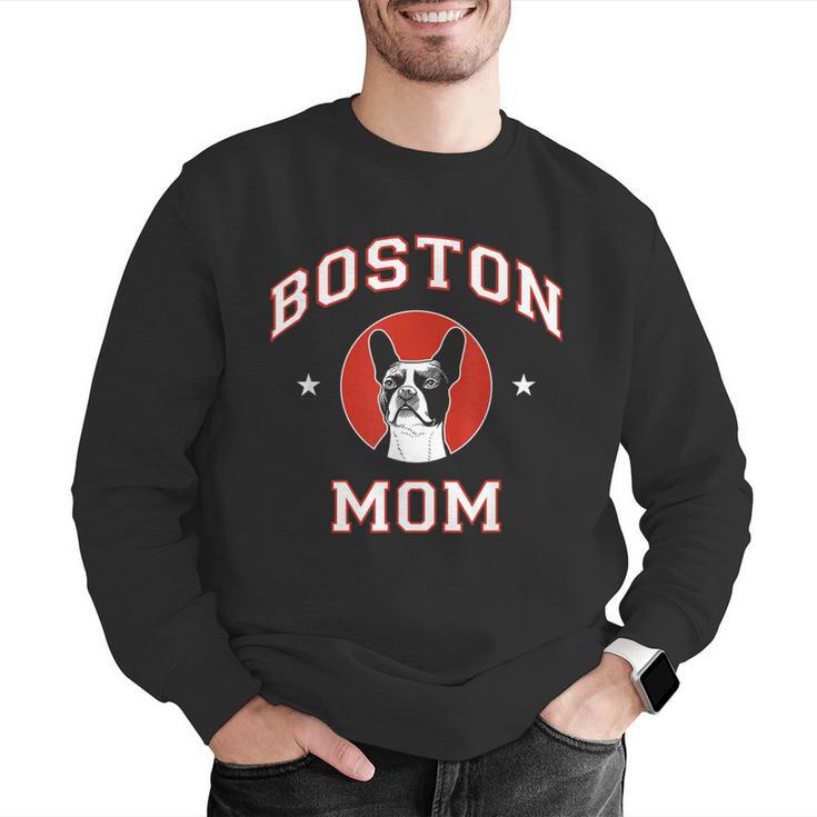 Boston Terrier Mom Dog Mother Men Graphic Sweatshirt, Boston Terrier Mom Sweatshirts, funny gift