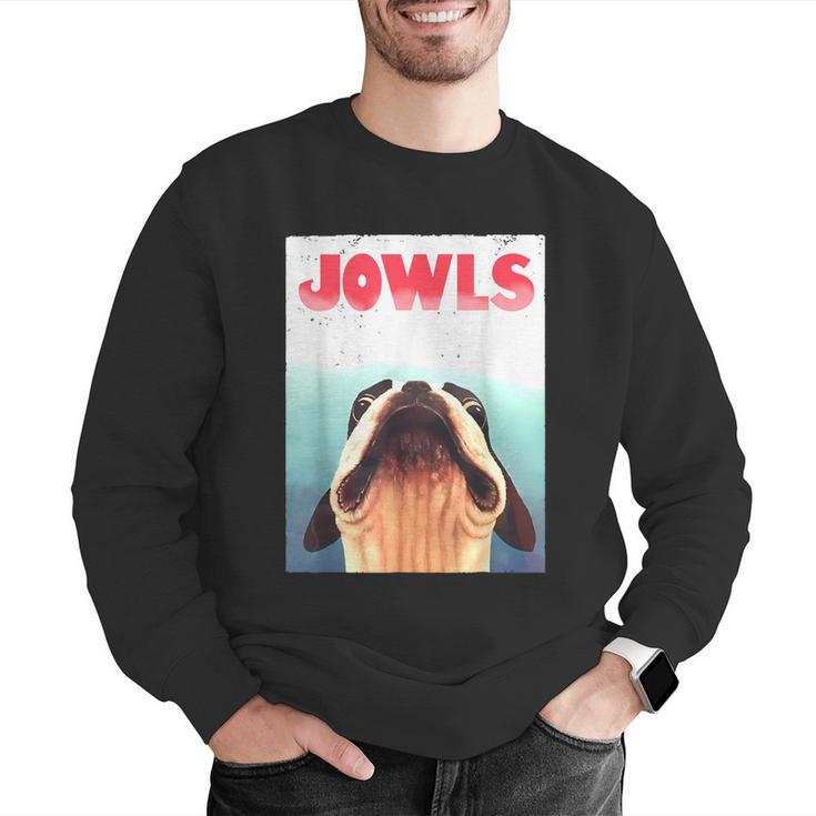 Boston Terriers Jowls Dog Mom Dog Dad Men Graphic Sweatshirt, funny gift