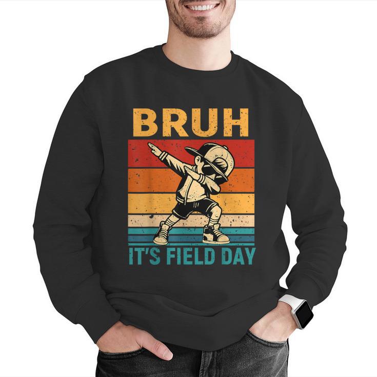 Bruh It's Field Day Teacher Happy Field Day Dabbing Boy Men Graphic Sweatshirt, funny gift Bruh It's Field Day Teacher Happy Field Day Dabbing Boy Men Graphic Sweatshirt, funny gift