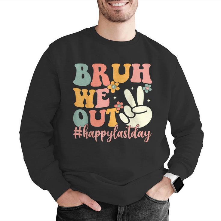 Bruh We Out Teacher Retro Last Day Of School Boys Girls Kids Men Graphic Sweatshirt, funny gift Bruh We Out Teacher Retro Last Day Of School Boys Girls Kids Men Graphic Sweatshirt, funny gift
