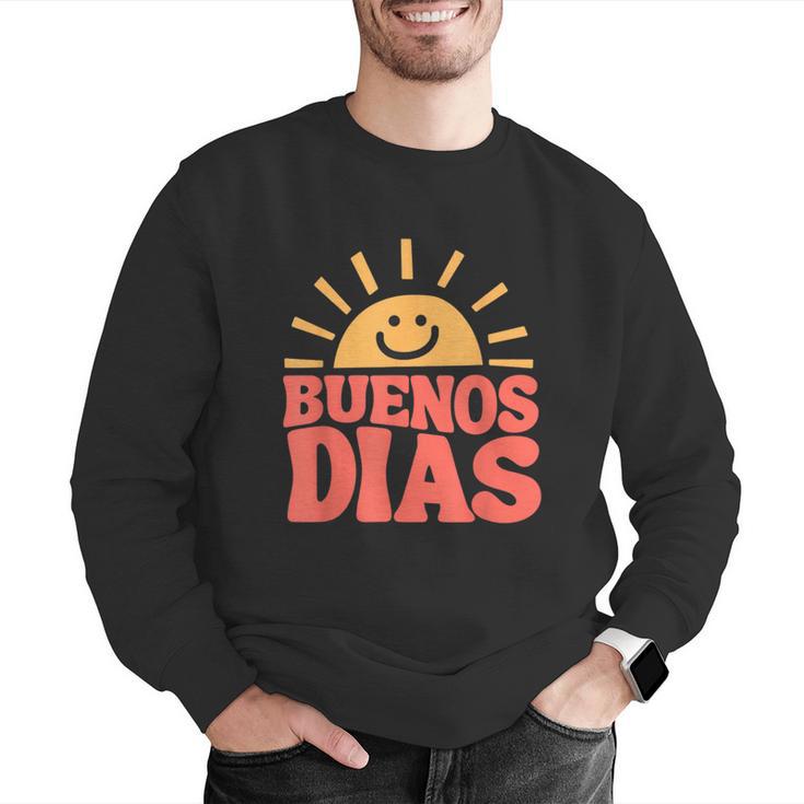 Buenos Dias Spanish Teacher Appreciation Back To School Men Graphic Sweatshirt, funny gift Buenos Dias Spanish Teacher Appreciation Back To School Men Graphic Sweatshirt, funny gift