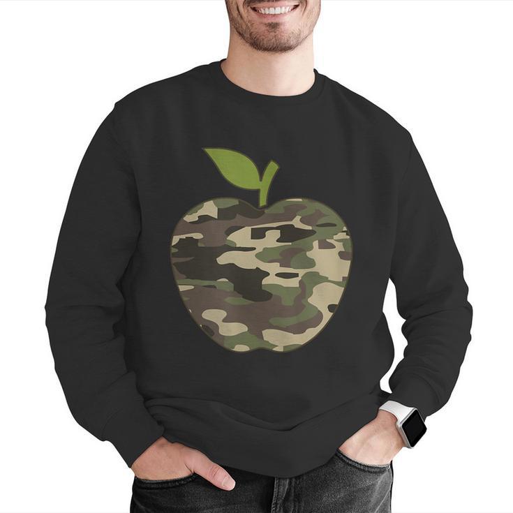 Camo Apple Camouflage Clothing School Student Camo Teacher Men Women Kids Men Graphic Sweatshirt, funny gift Camo Apple Camouflage Clothing School Student Camo Teacher Men Women Kids Men Graphic Sweatshirt, funny gift