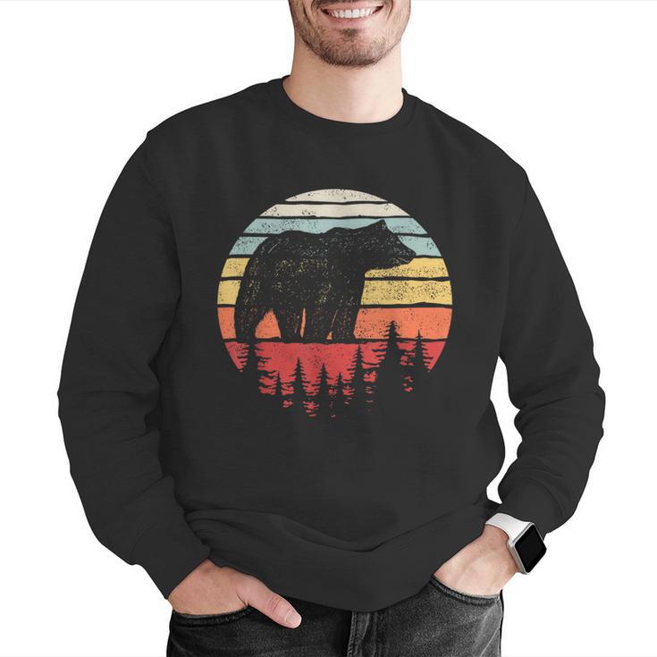 Catch Some Rays Vintage Retro Grizzly Bear Men Graphic Sweatshirt, funny gift