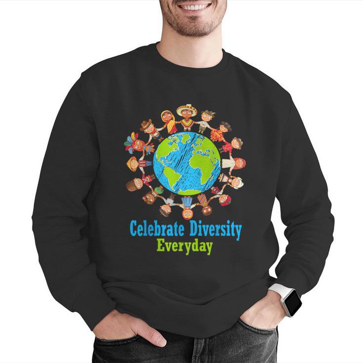 Celebrate Diversity Everyday Teachers & School Student Men Graphic Sweatshirt, funny gift Celebrate Diversity Everyday Teachers & School Student Men Graphic Sweatshirt, funny gift