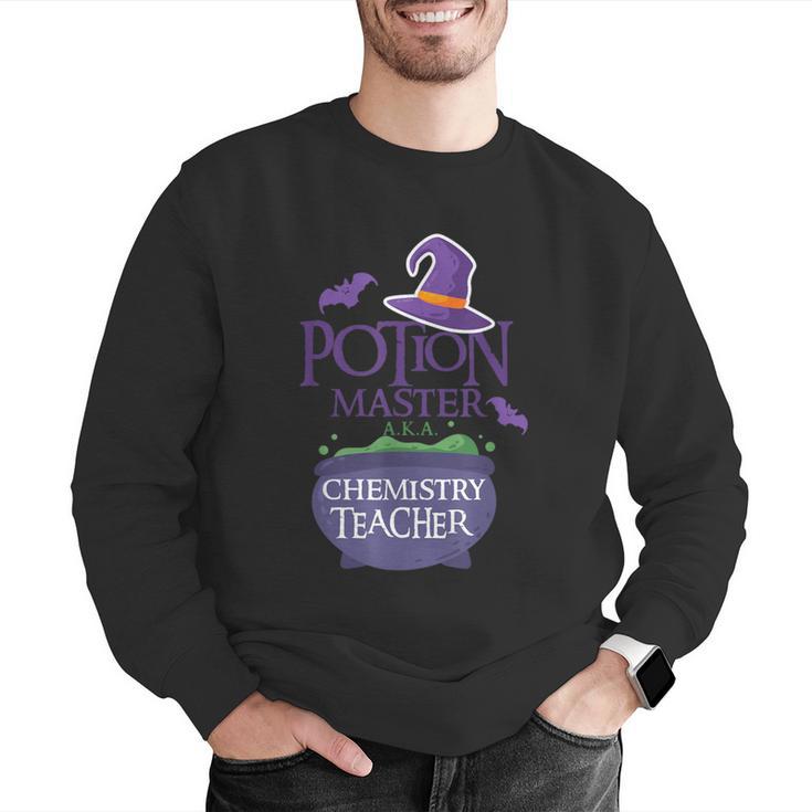 Chemistry Teacher Halloween Shirt School POTION MASTER Men Graphic Sweatshirt, funny gift