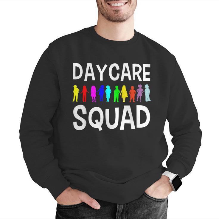Childcare Daycare Squad Daycare Teacher Men Women Men Graphic Sweatshirt, funny gift