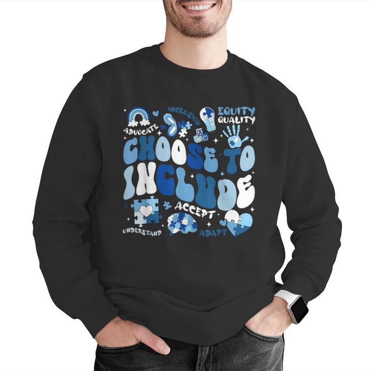 Choose To Include Inclusion Matters Autism Awareness Teacher Men Graphic Sweatshirt, funny gift Choose To Include Inclusion Matters Autism Awareness Teacher Men Graphic Sweatshirt, funny gift