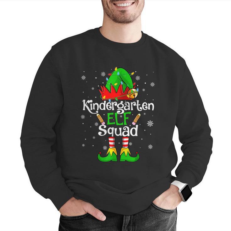 Christmas Kindergarten Elf Squad Teacher Student Men Graphic Sweatshirt, funny gift Christmas Kindergarten Elf Squad Teacher Student Men Graphic Sweatshirt, funny gift