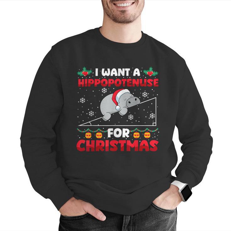 Christmas Math Teacher Hippopotenuse Math Lovers Xmas Men Graphic Sweatshirt, funny gift Christmas Math Teacher Hippopotenuse Math Lovers Xmas Men Graphic Sweatshirt, funny gift