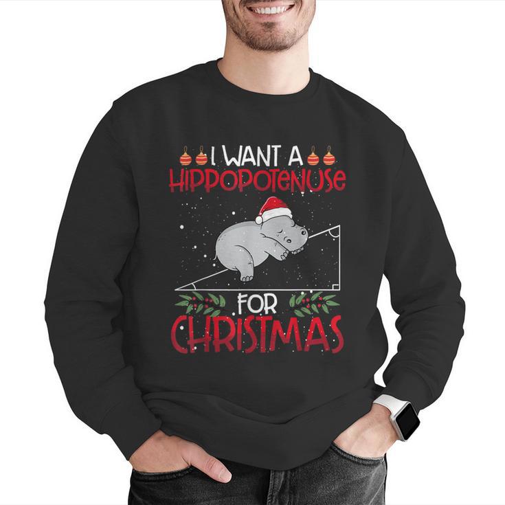 Christmas Math Teacher Hypotenuse Math Hippotenuse Men Women Men Graphic Sweatshirt, funny gift