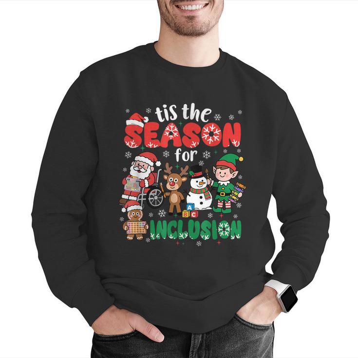 Christmas Sped Teacher Tis The Season For Inclusion Women Men Graphic Sweatshirt, funny gift Christmas Sped Teacher Tis The Season For Inclusion Women Men Graphic Sweatshirt, funny gift