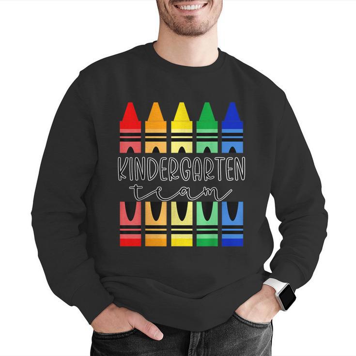 Colorful Crayon Kindergarten Team Tee For Teachers Students Men Women Kids Men Graphic Sweatshirt, funny gift Colorful Crayon Kindergarten Team Tee For Teachers Students Men Women Kids Men Graphic Sweatshirt, funny gift