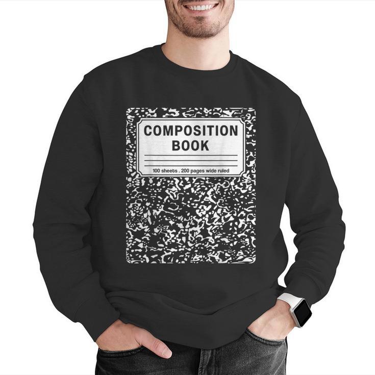 Composition Book Notebook Teachers Matching Group Halloween Men Graphic Sweatshirt, funny gift Composition Book Notebook Teachers Matching Group Halloween Men Graphic Sweatshirt, funny gift