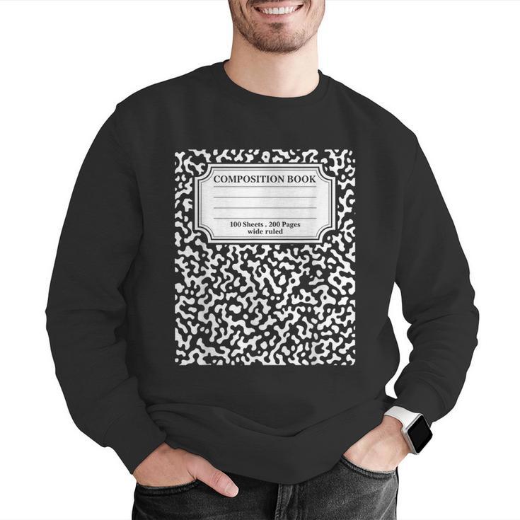 Composition Notebook Matching Group Halloween Teachers Men Graphic Sweatshirt, funny gift Composition Notebook Matching Group Halloween Teachers Men Graphic Sweatshirt, funny gift