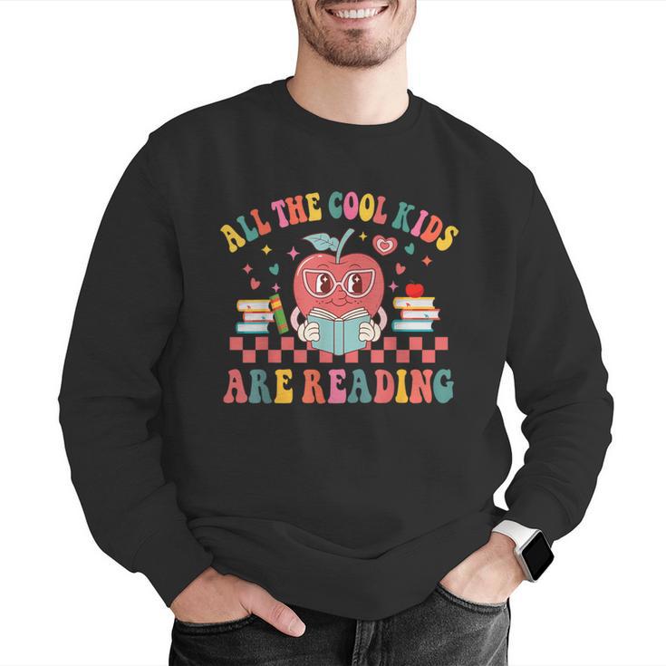 All The Cool Kids Are Reading Book Reading Teacher School Men Graphic Sweatshirt, funny gift All The Cool Kids Are Reading Book Reading Teacher School Men Graphic Sweatshirt, funny gift