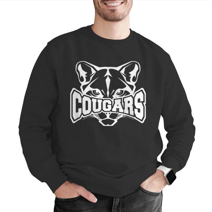 Cougars Teacher Student School Sports Fan Team Spirit Men Graphic Sweatshirt, funny gift