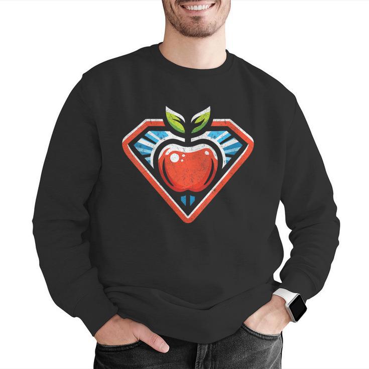 Cute Distressed Super Teacher Superhero Apple Men Graphic Sweatshirt, Super Teacher Sweatshirts, funny gift Cute Distressed Super Teacher Superhero Apple Men Graphic Sweatshirt, Super Teacher Sweatshirts, funny gift