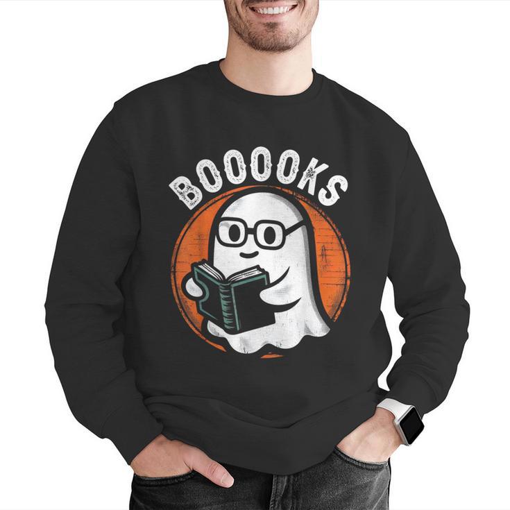 Cute Ghost Book Reading Books Lover Retro Halloween Teacher Men Graphic Sweatshirt, funny gift Cute Ghost Book Reading Books Lover Retro Halloween Teacher Men Graphic Sweatshirt, funny gift