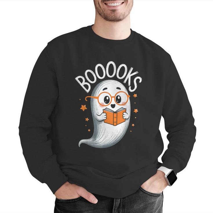 Cute Ghost Book Reading Halloween Teacher Men Graphic Sweatshirt, funny gift Cute Ghost Book Reading Halloween Teacher Men Graphic Sweatshirt, funny gift
