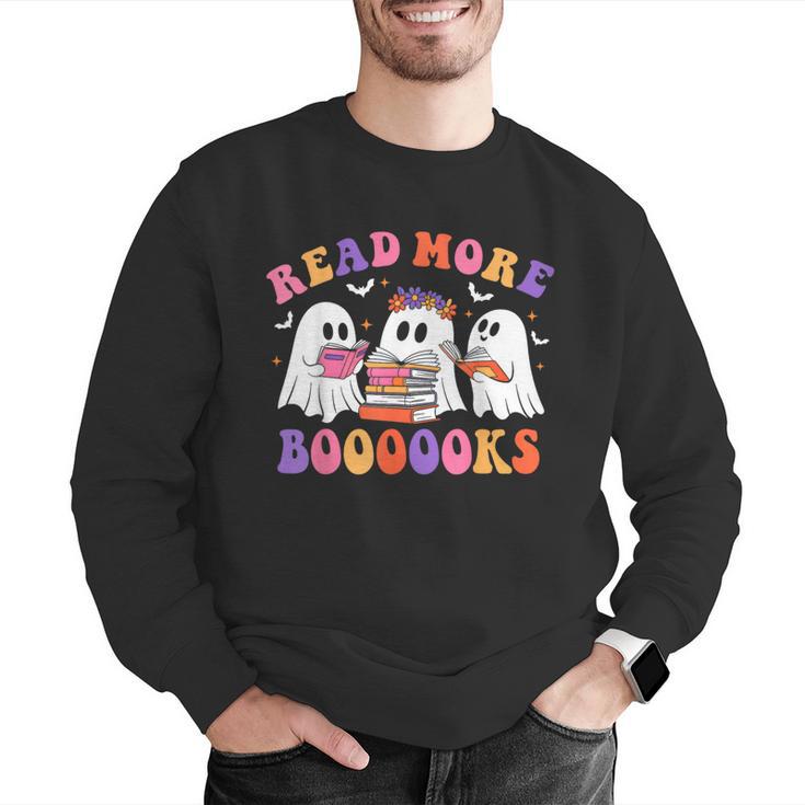 Cute Ghost Read More Books Lover Teacher Halloween Costume Men Graphic Sweatshirt, funny gift Cute Ghost Read More Books Lover Teacher Halloween Costume Men Graphic Sweatshirt, funny gift