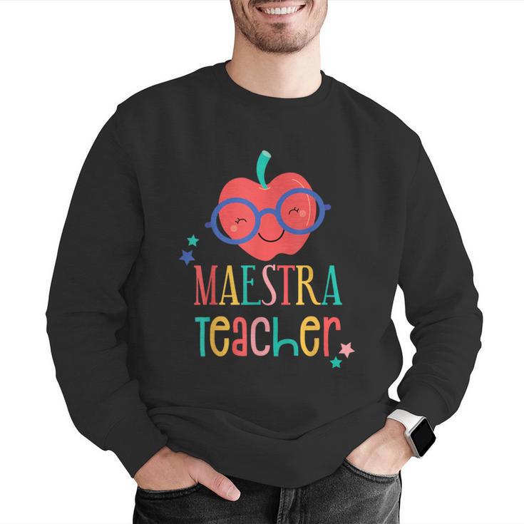 Cute Maestra Teacher Men Graphic Sweatshirt, funny gift Cute Maestra Teacher Men Graphic Sweatshirt, funny gift