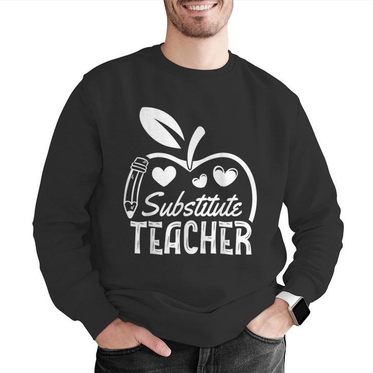 Cute Substitute Teacher Appreciation Men Women Men Graphic Sweatshirt, funny gift