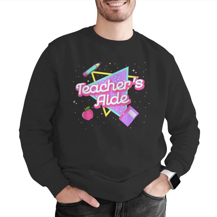Cute Teacher's Aide Shirt 80's 90's Back To School For Men Women Men Graphic Sweatshirt, funny gift