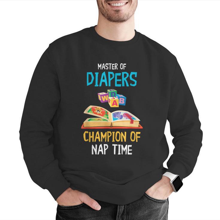 Daycare Provider Master Of Diapers Childcare Teacher Men Graphic Sweatshirt, funny gift Daycare Provider Master Of Diapers Childcare Teacher Men Graphic Sweatshirt, funny gift