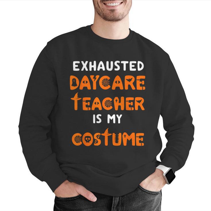 Daycare Teacher Halloween Costume Tired Day Care Shirt Men Graphic Sweatshirt, funny gift Daycare Teacher Halloween Costume Tired Day Care Shirt Men Graphic Sweatshirt, funny gift