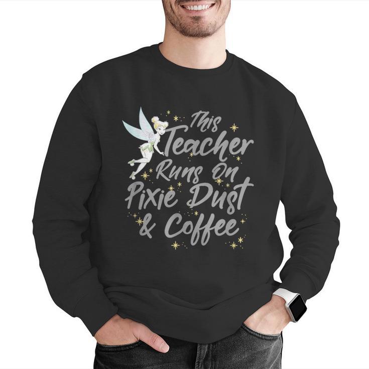 Disney Peter Pan Tinkerbell Teacher Pixie Dust And Coffee Men Graphic Sweatshirt, funny gift Disney Peter Pan Tinkerbell Teacher Pixie Dust And Coffee Men Graphic Sweatshirt, funny gift