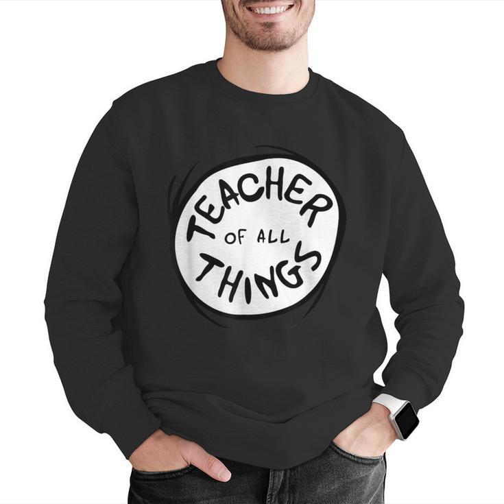 Dr Seuss Teacher Of All Things Red Emblem Men Graphic Sweatshirt, funny gift